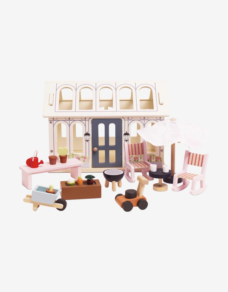 Dolls House Conservatory (W:31 x D:19.5 x H:23cm)