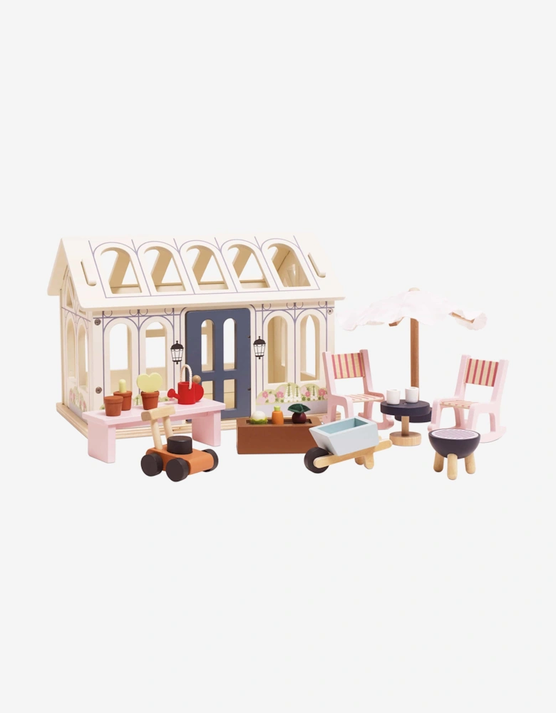 Dolls House Conservatory (W:31 x D:19.5 x H:23cm)