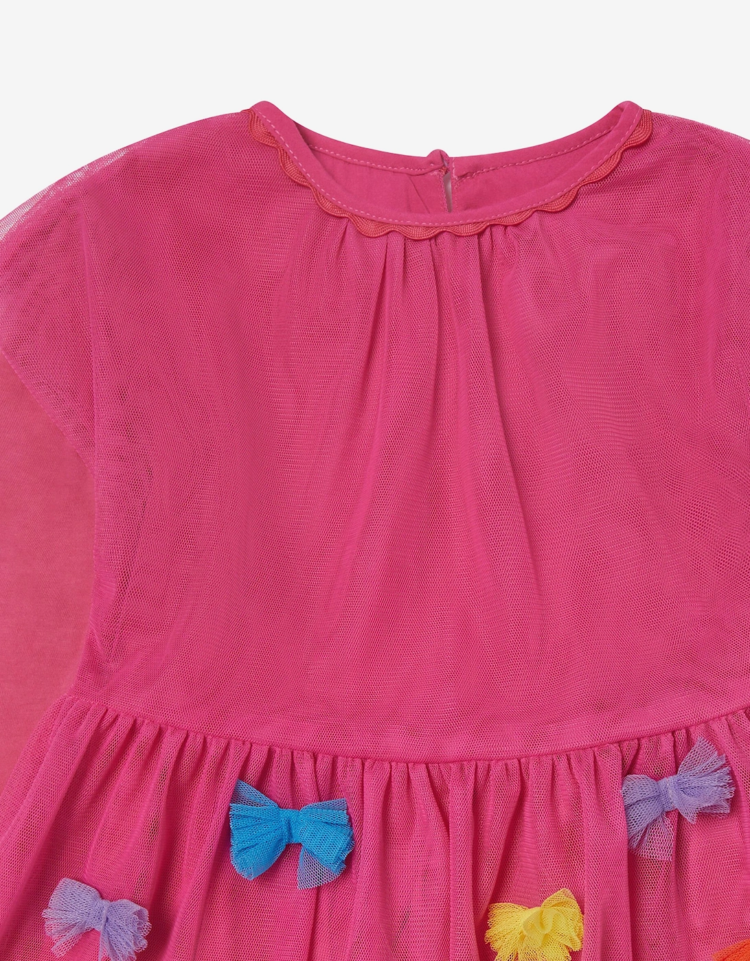 Baby Girls Bow Dress in Pink