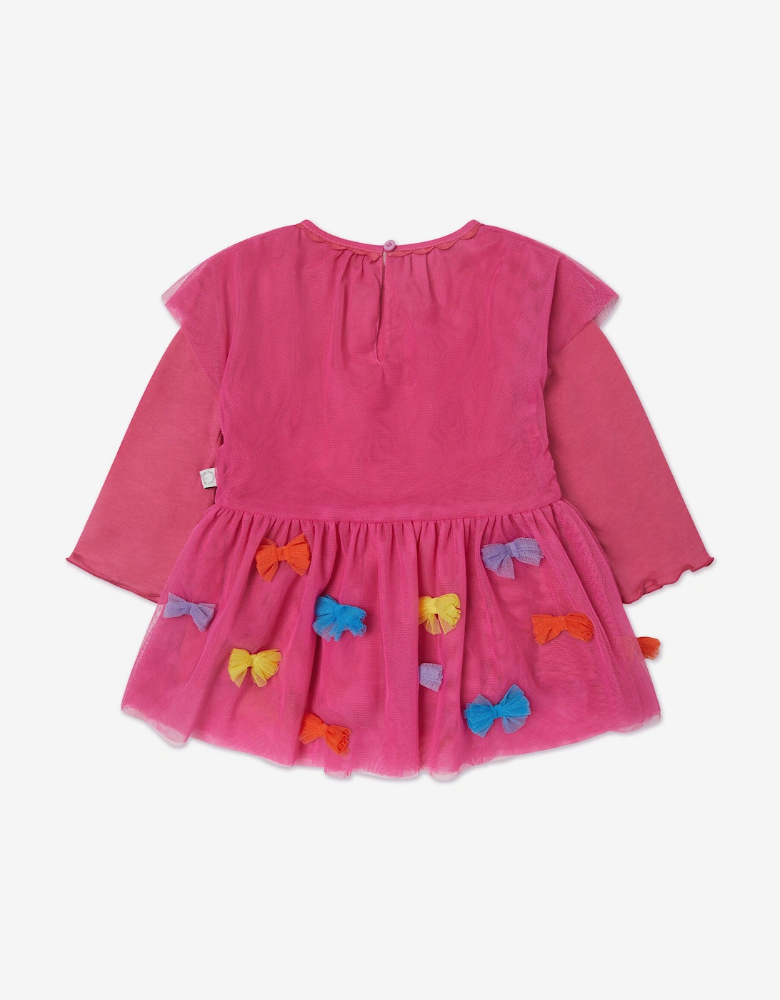 Baby Girls Bow Dress in Pink