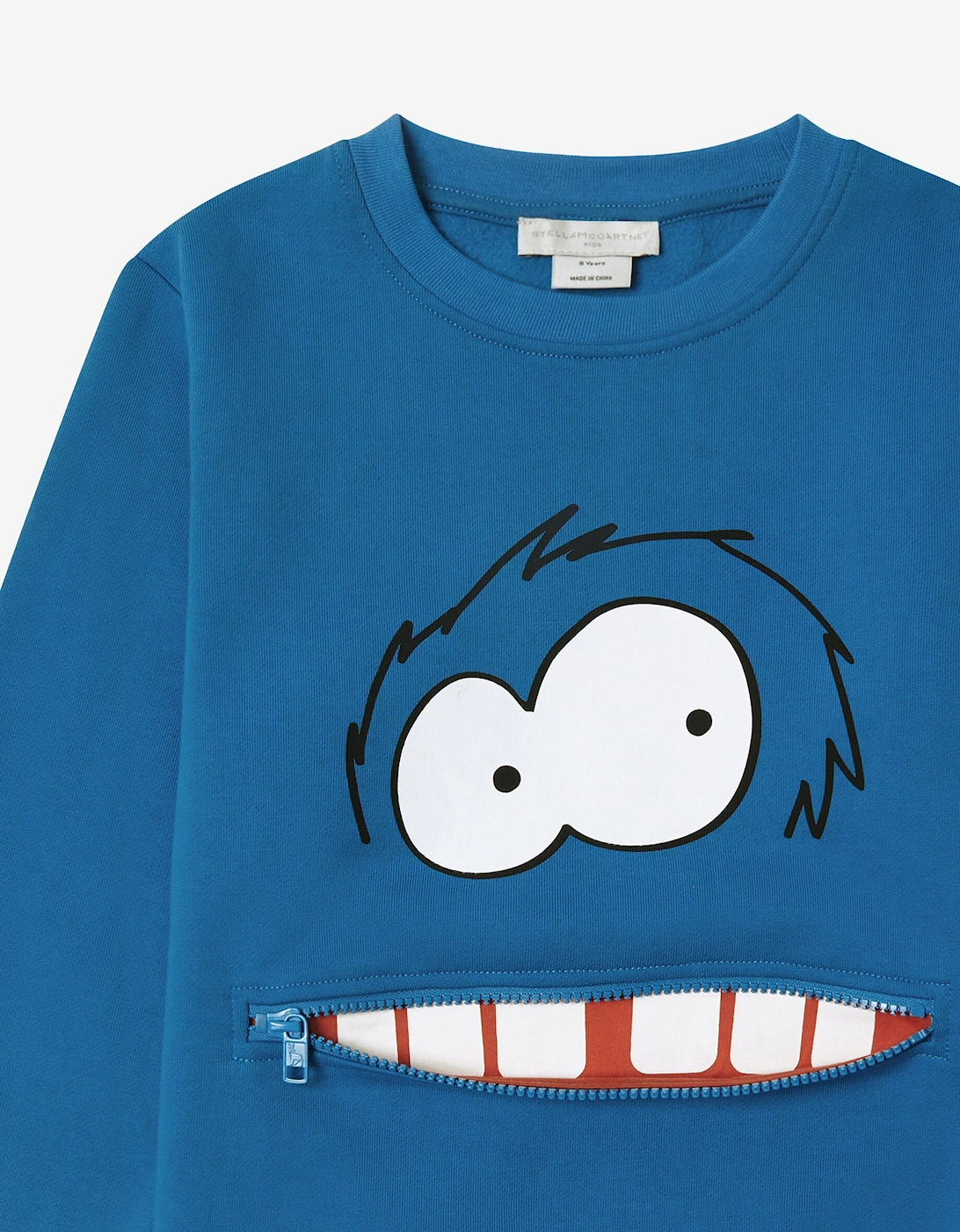 Boys Monster Sweatshirt in Blue
