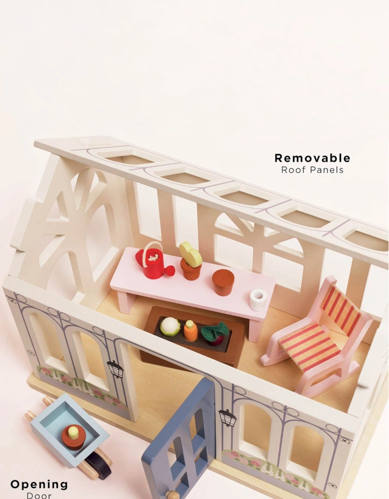 Dolls House Conservatory (W:31 x D:19.5 x H:23cm)