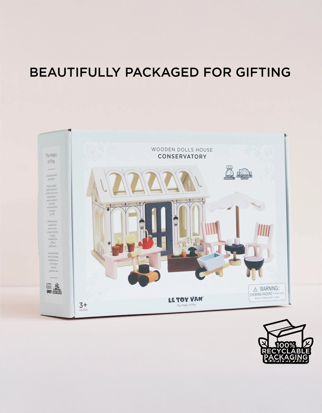 Dolls House Conservatory (W:31 x D:19.5 x H:23cm)