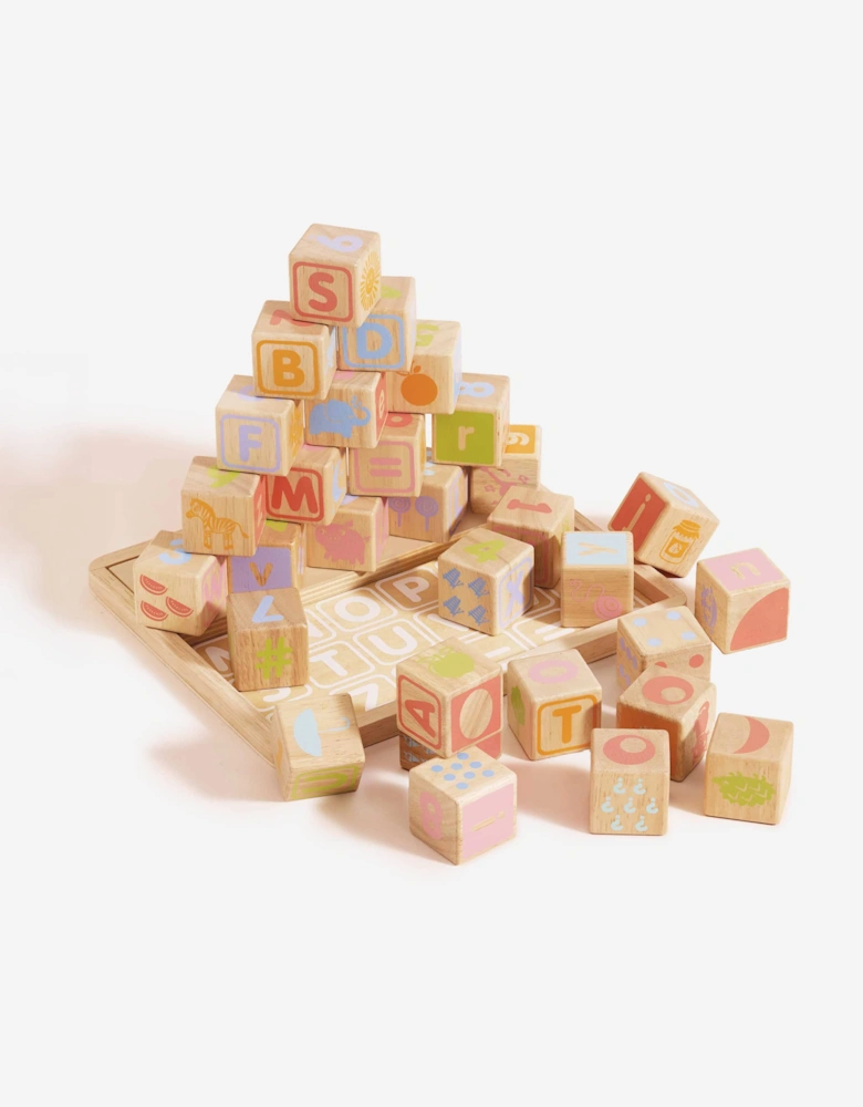 ABC Learning Blocks-30 Piece (W:27 x H:23 x 4.3cm)