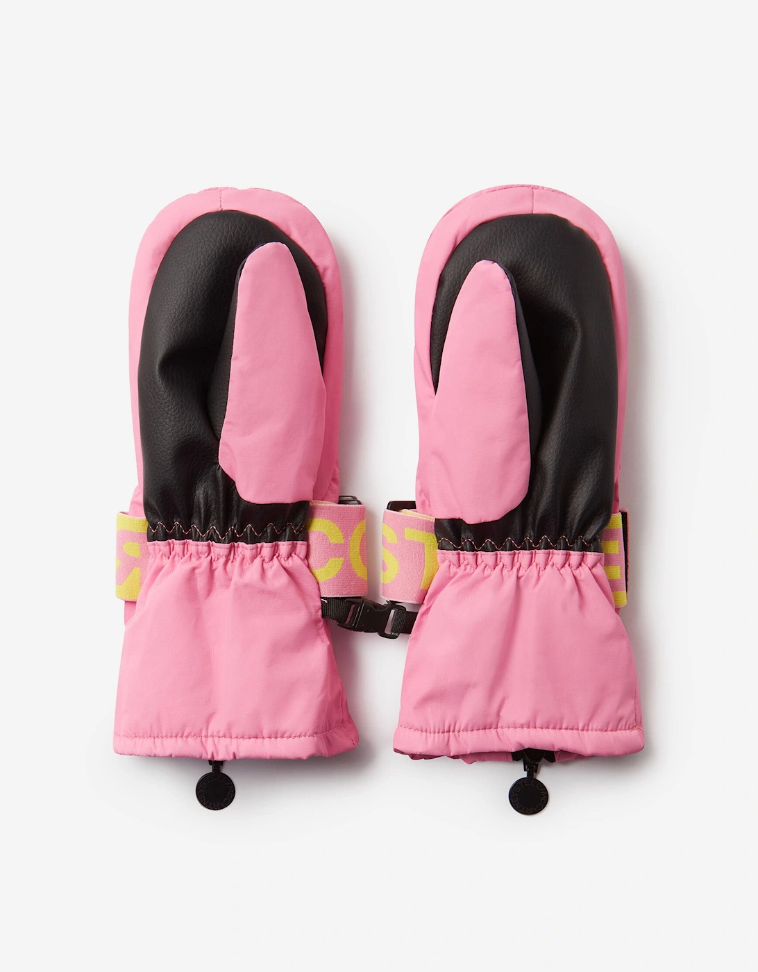 Girls Heart Ski Mittens in Pink