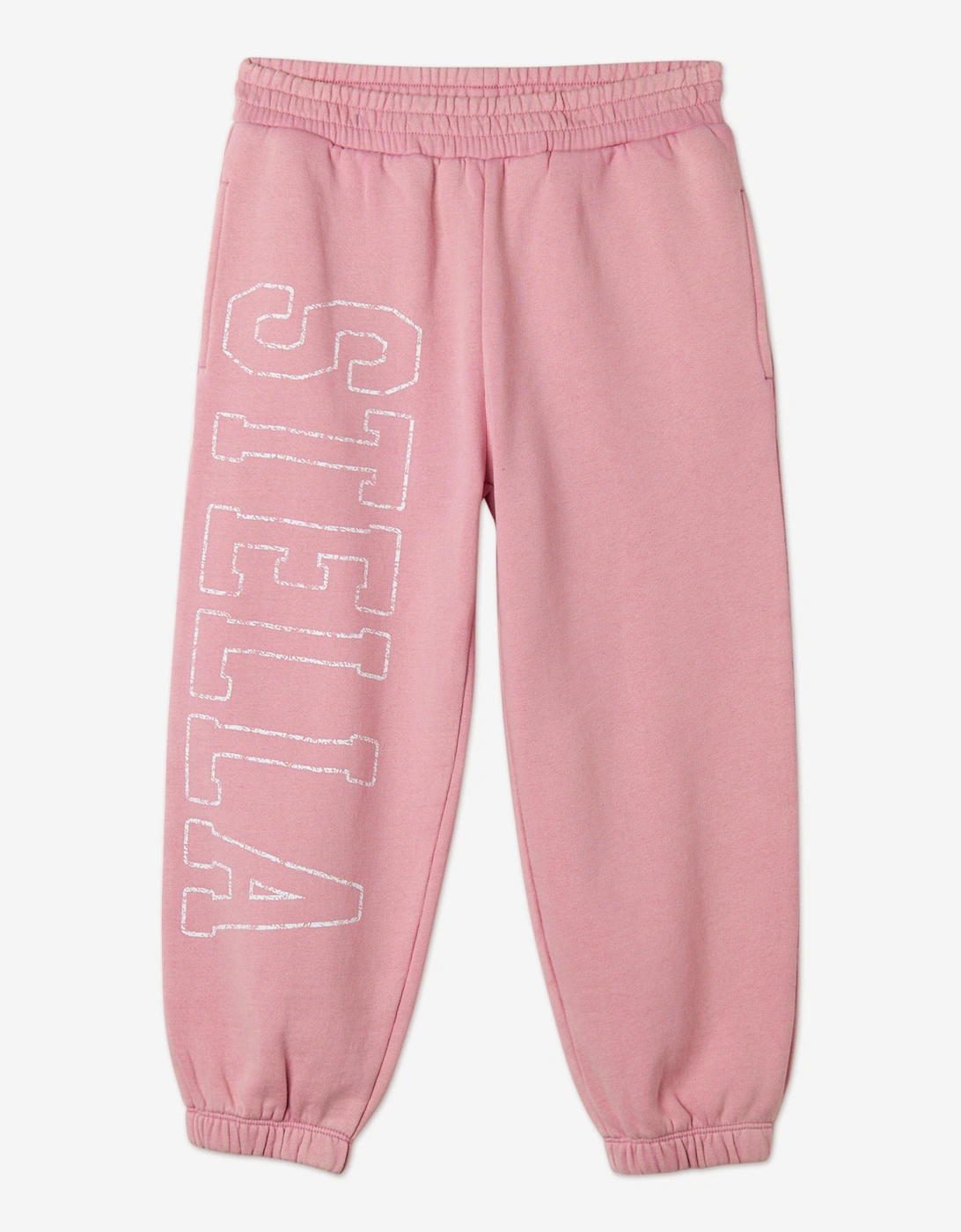 Girl's Stella McCartney Girls Logo Joggers in Pink - Size: 16 years