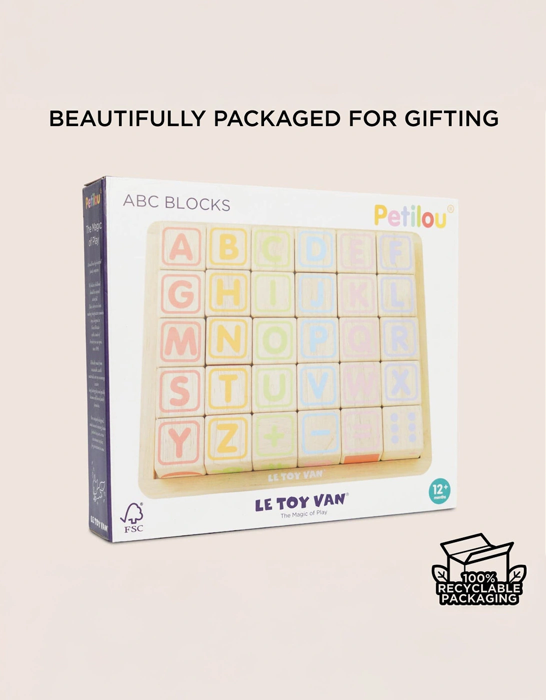 ABC Learning Blocks-30 Piece (W:27 x H:23 x 4.3cm)