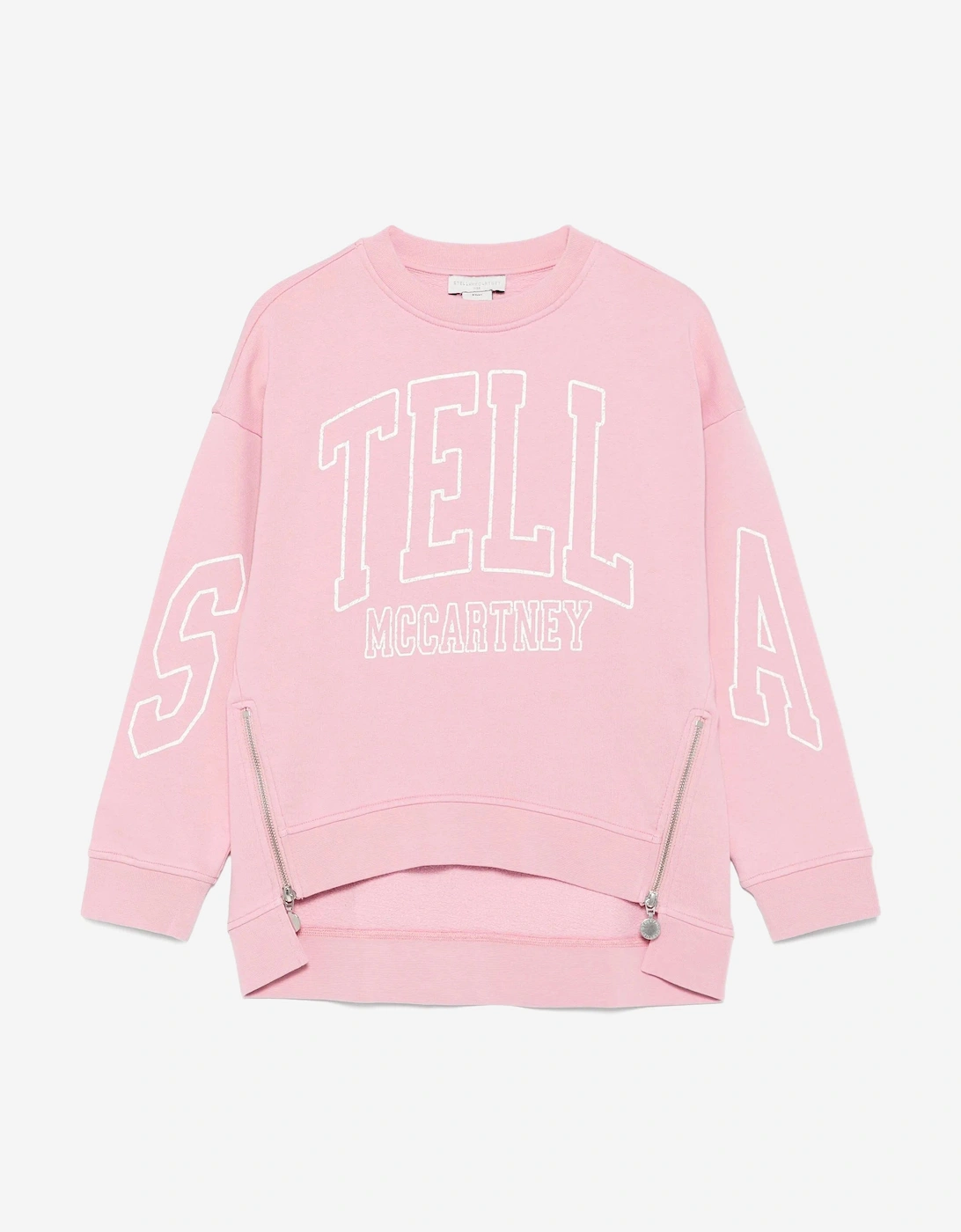 Girls Logo Sweatshirt in Pink, 5 of 4