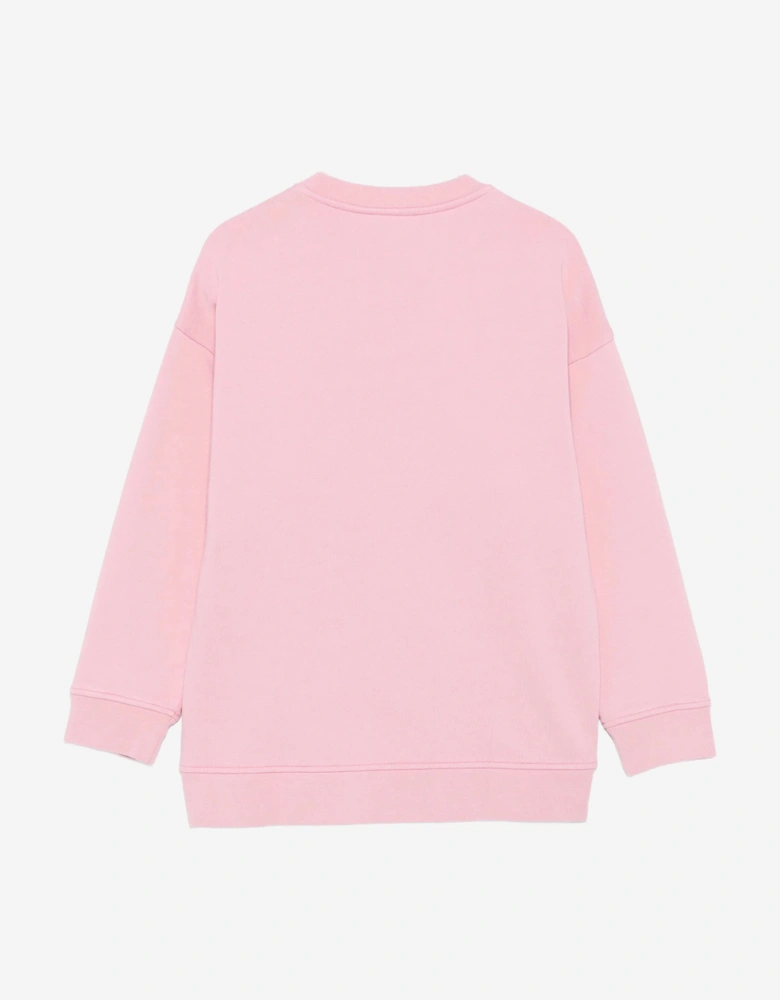 Girls Logo Sweatshirt in Pink