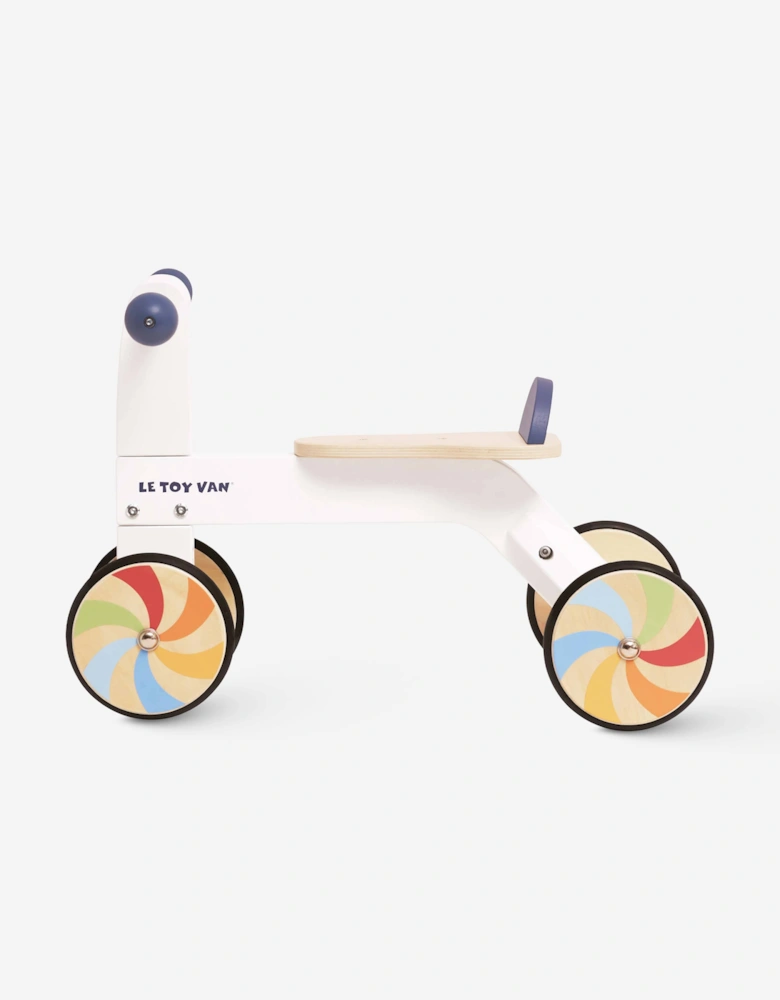 Wooden Rainbow Ride On Trike (W:53 x D:30 x H:38cm)