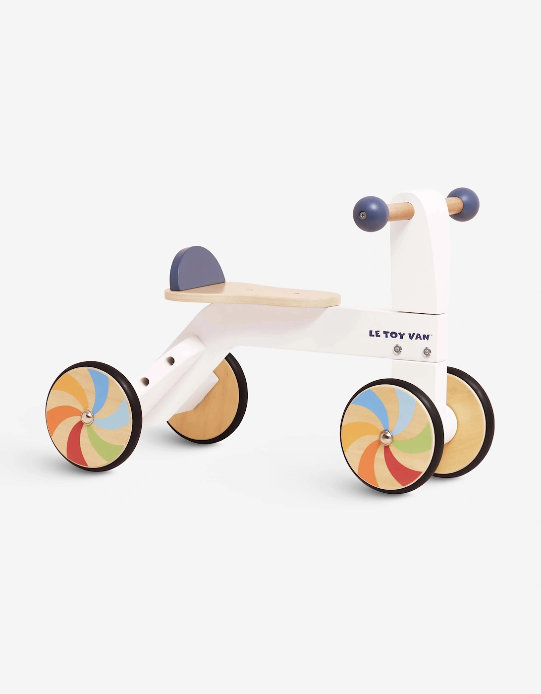 Le Toy Van Le Toy Van Wooden Rainbow Ride On Trike (W:53 x D:30 x H:38cm) - Cream