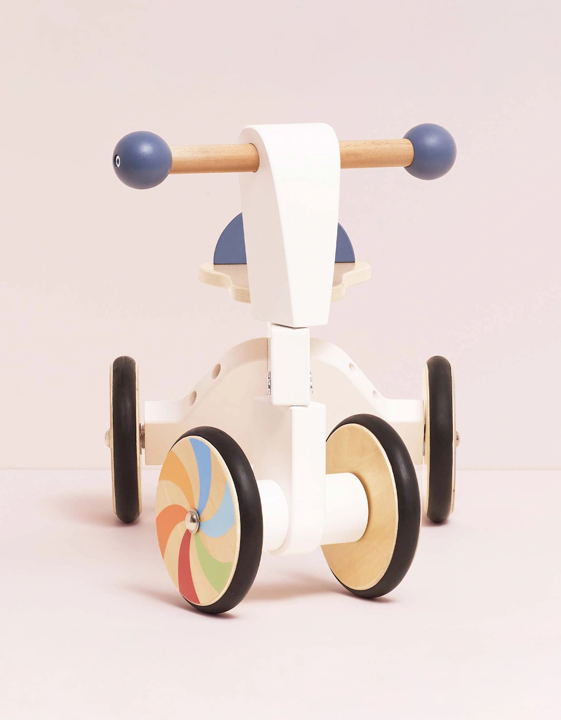 Wooden Rainbow Ride On Trike (W:53 x D:30 x H:38cm)