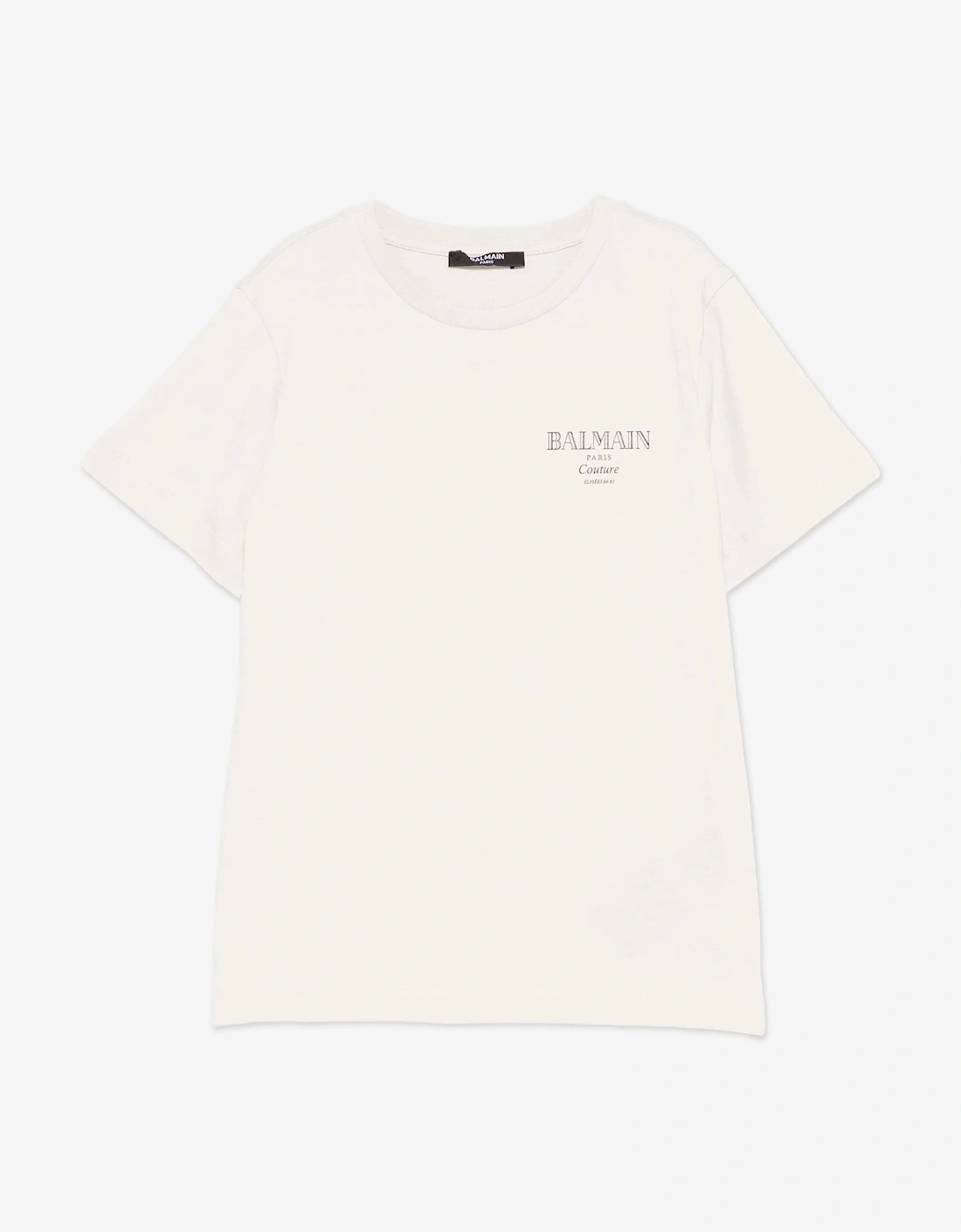 Boys Logo T-Shirt in Beige, 3 of 2
