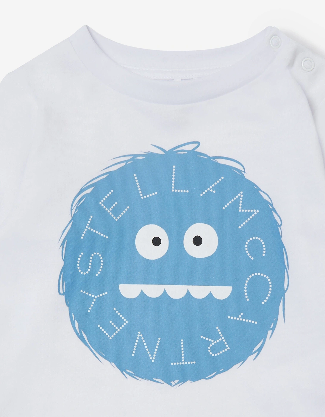 Baby Boys Long Sleeve Logo T-Shirt in White