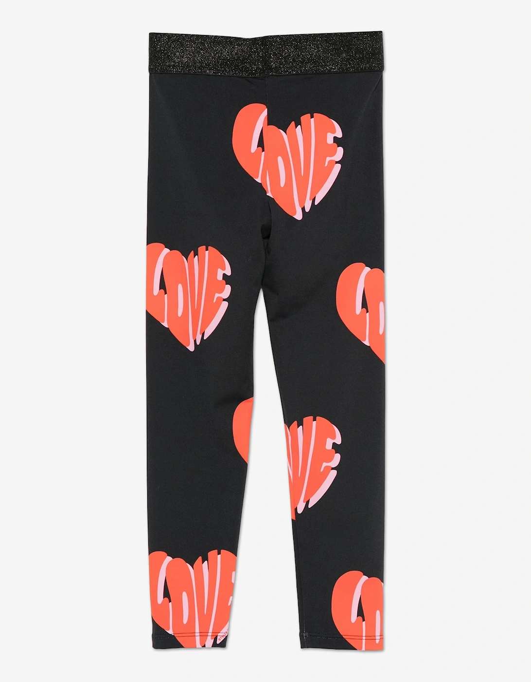 Girls Love AOP Leggings in Black