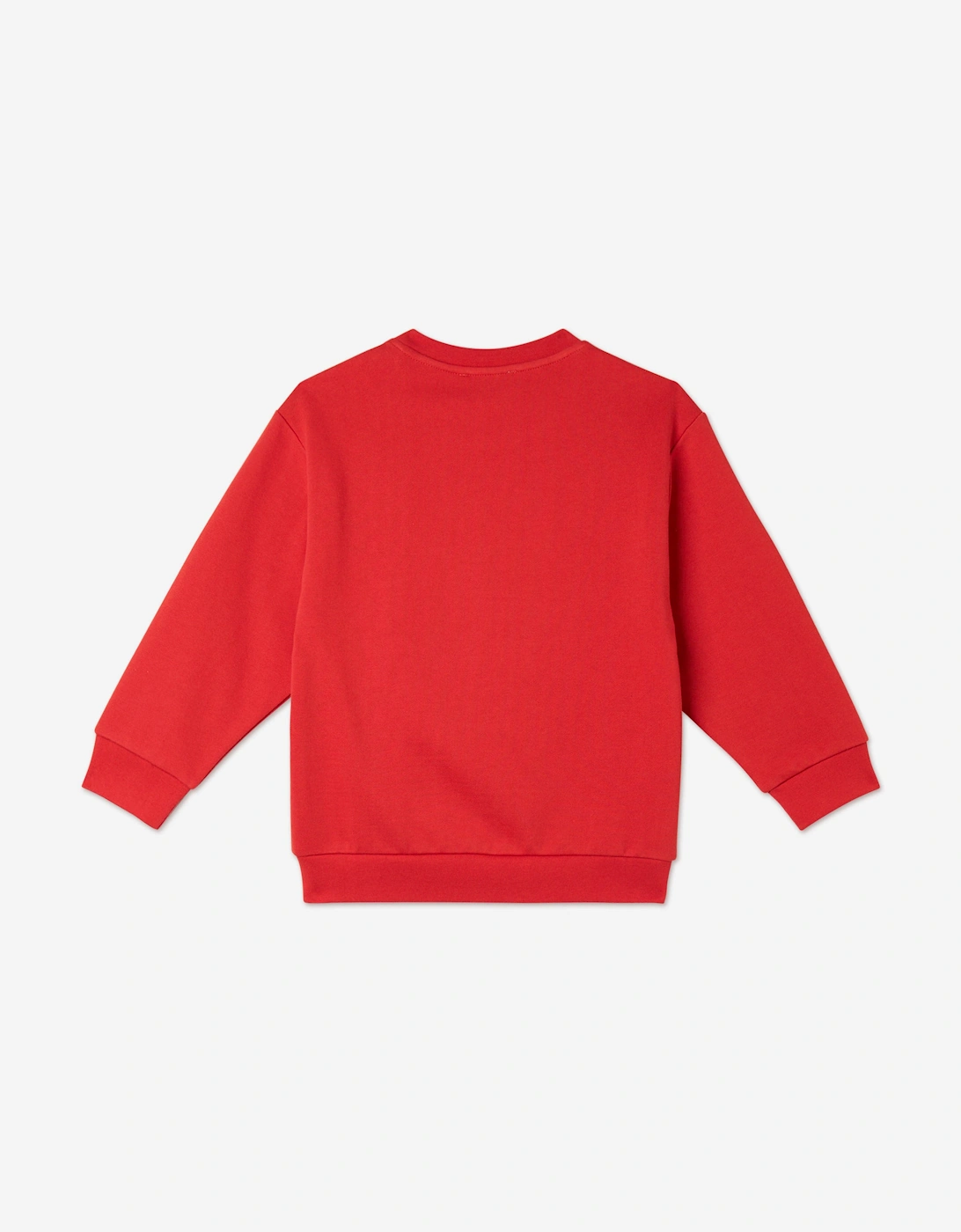Boys Logo Sweatshirt in Red