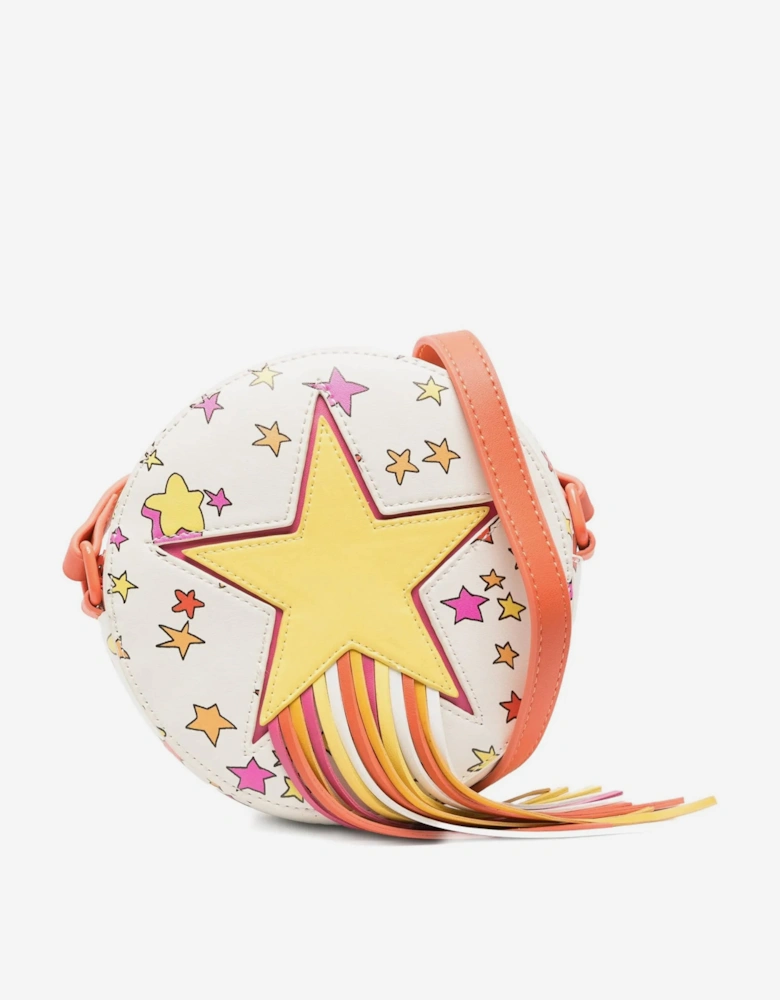 Girls Shooting Star Bag in White (16cm)