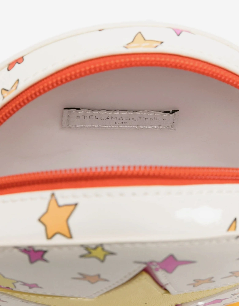 Girls Shooting Star Bag in White (16cm)