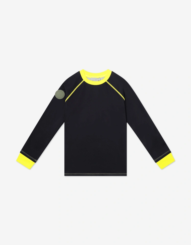 Boys Thermal Ski Top in Black