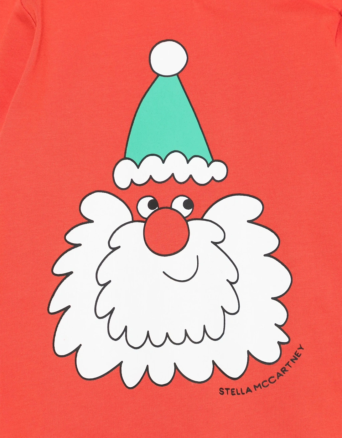 Baby Long Sleeve Santa T-Shirt in Red