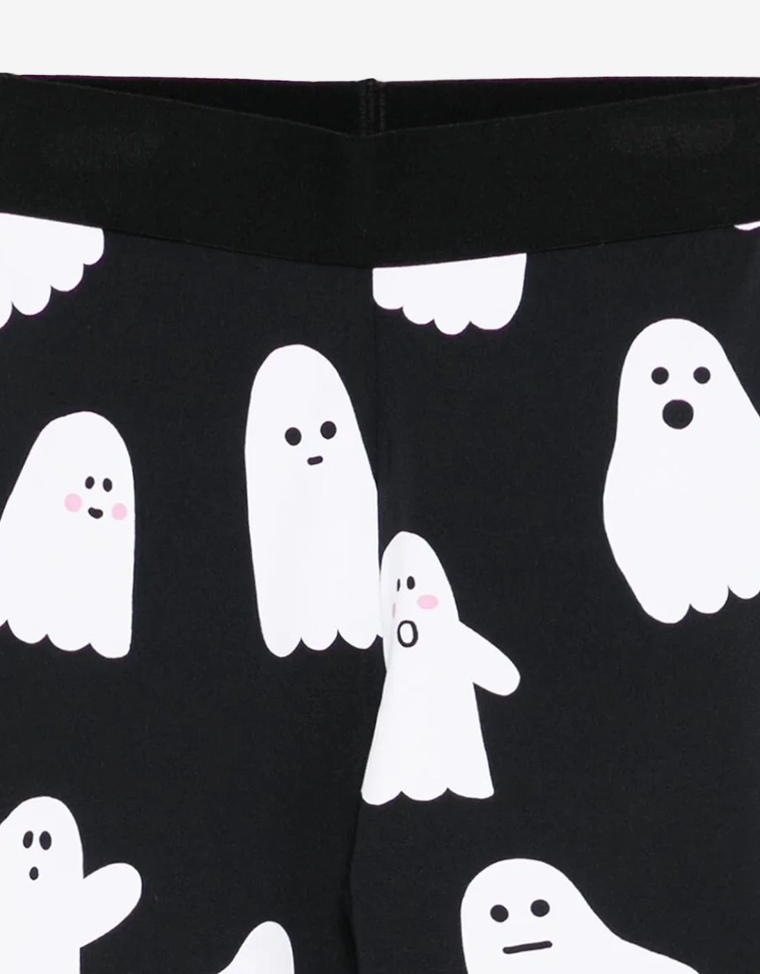 Girls Ghosts AOP Leggings in Black