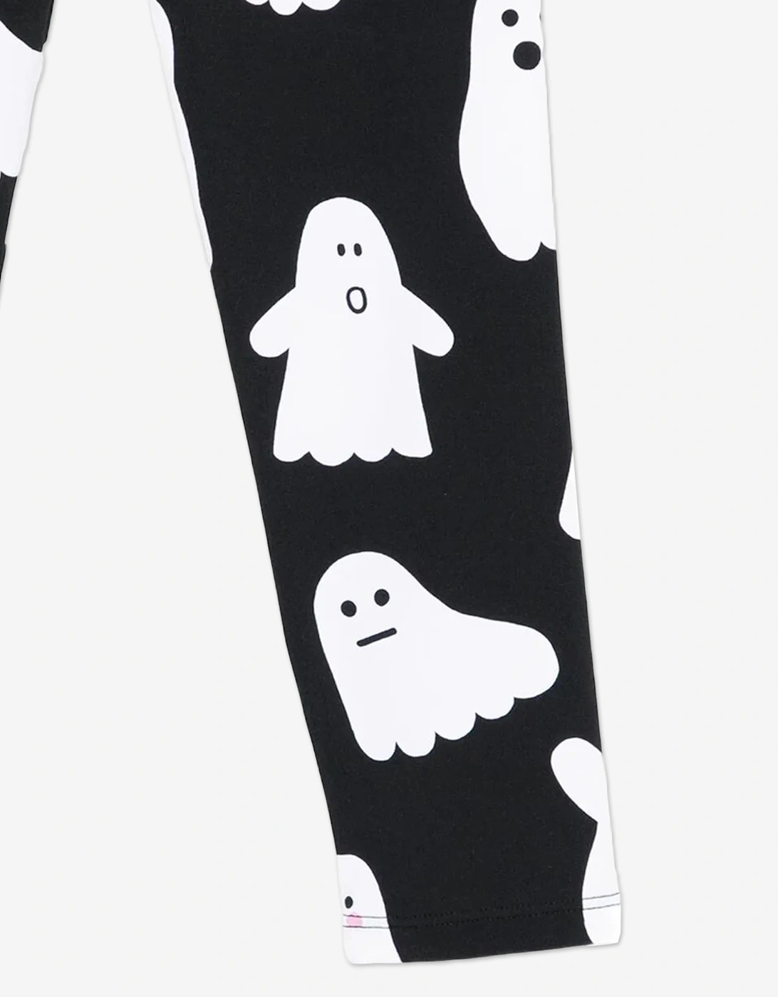 Girls Ghosts AOP Leggings in Black