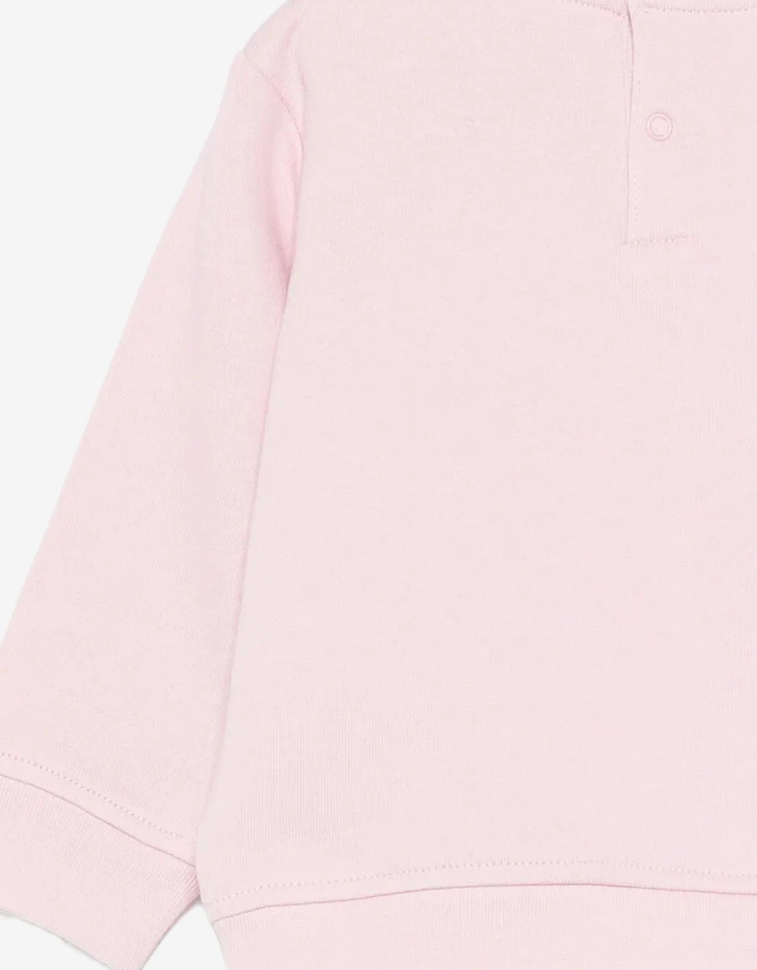 Baby Girls Birds Sweatshirt in Pink