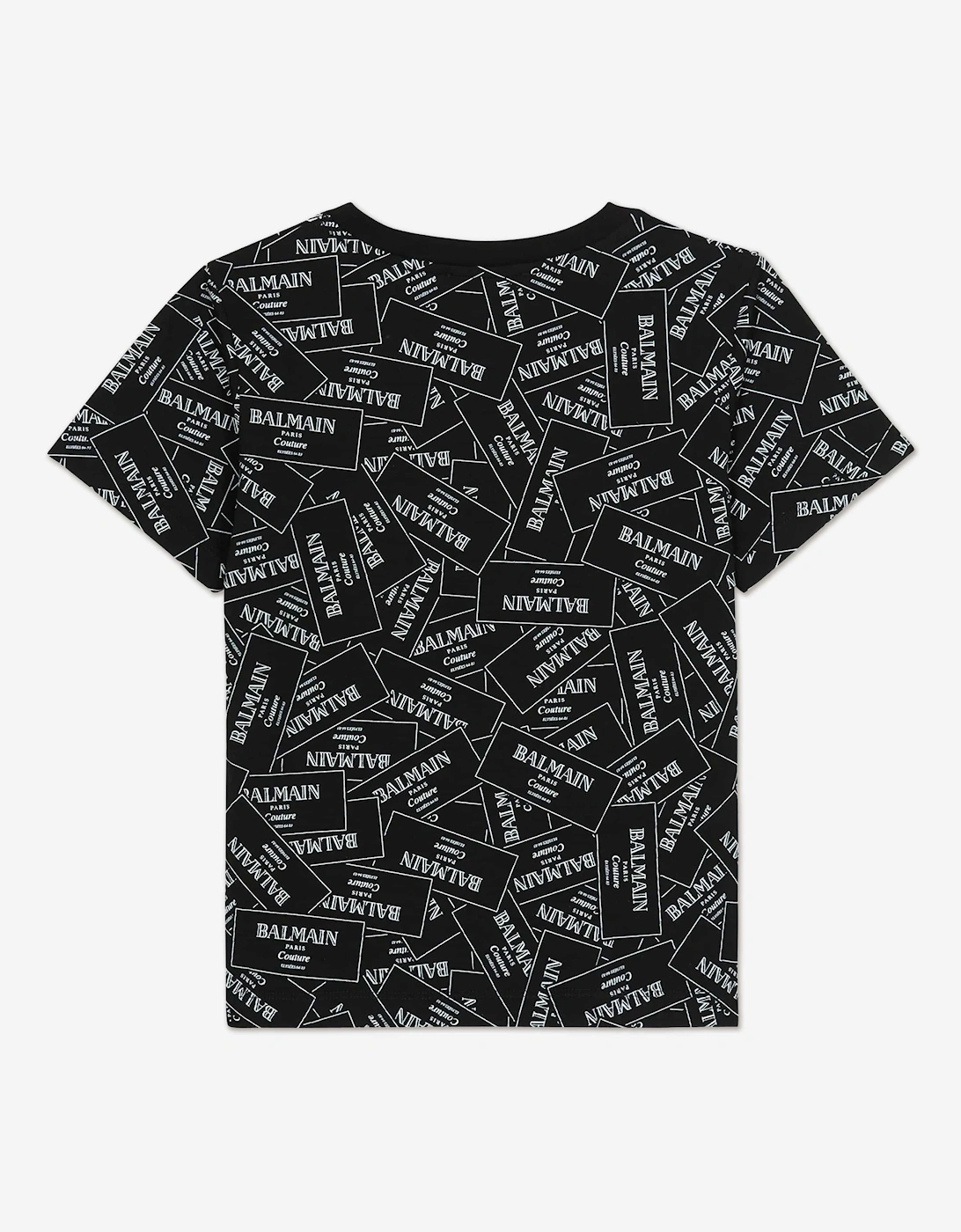 Kids Logo Print T-Shirt in Black