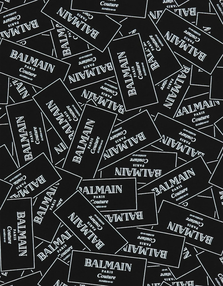 Kids Logo Print T-Shirt in Black