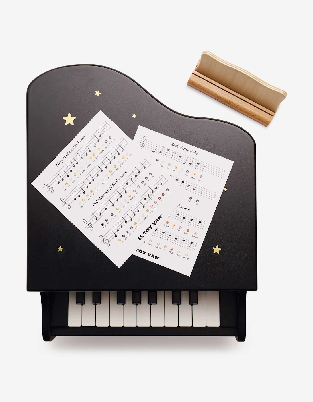 Wooden Grand Piano Toy (W:34 x D:42.5 x H:24.2cm)