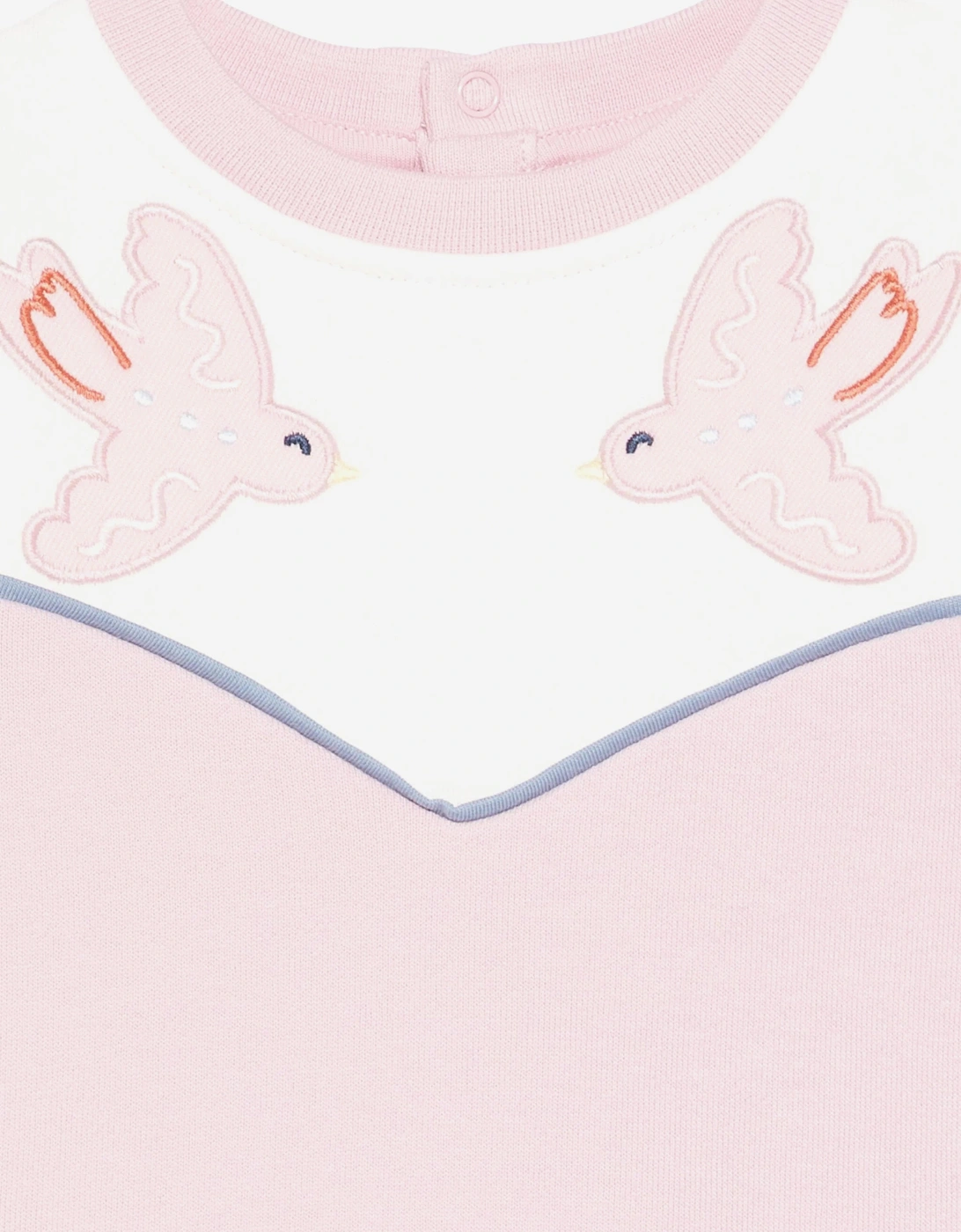 Baby Girls Birds Sweatshirt in Pink