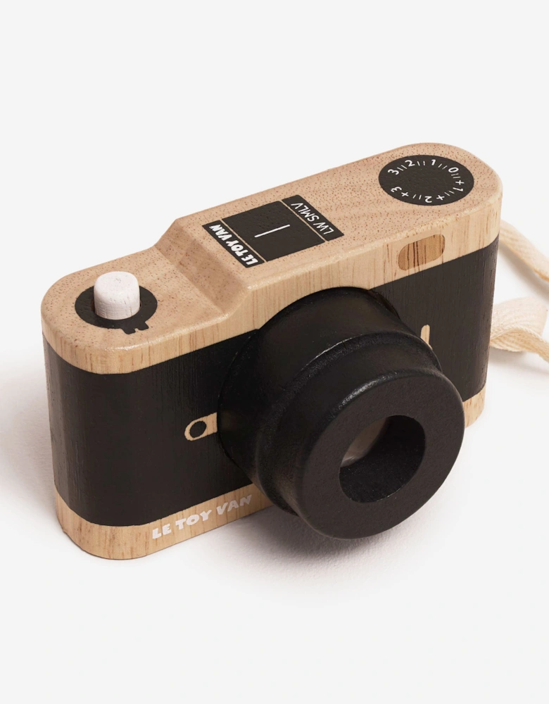 Wooden Retro Camera (W:13 x D:8 x H:15cm)