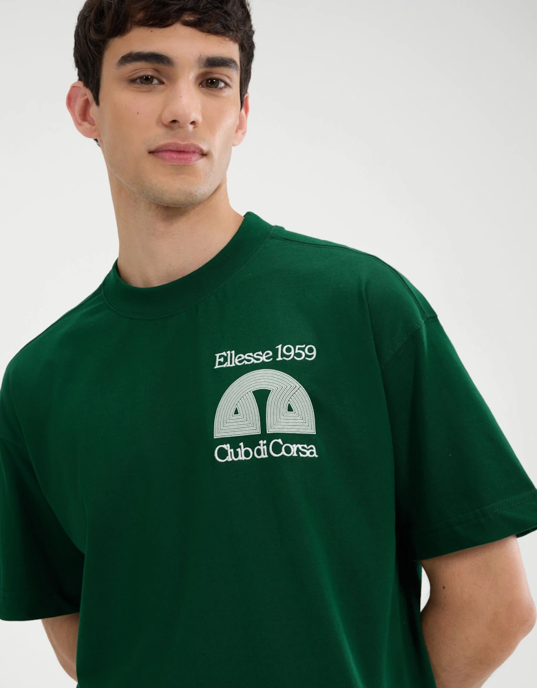 Club Di Corsa Tee - Dark Green