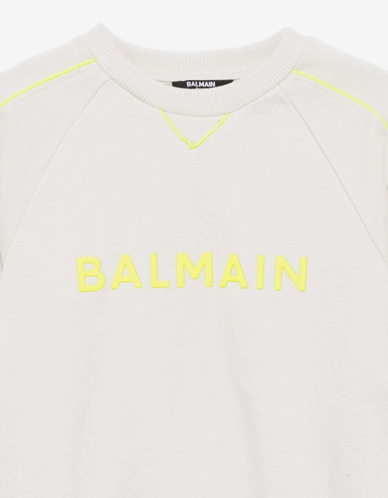 Boys Logo Sweatshirt in Grey