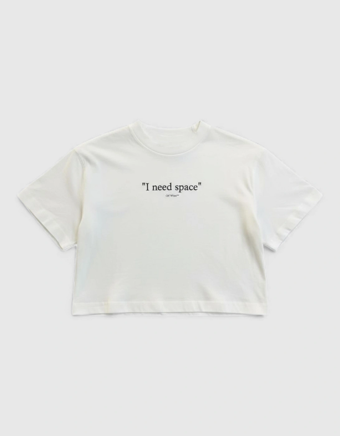 Thick Need Space Crop Tee White, 3 of 2