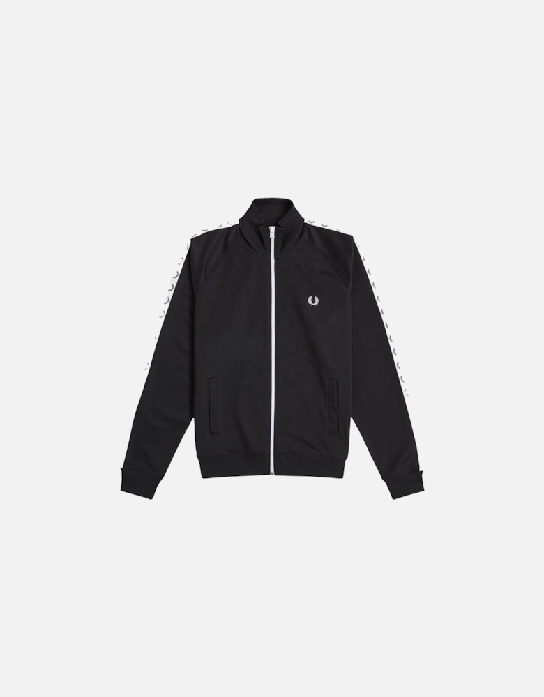 Taped Track Top Jacket Black