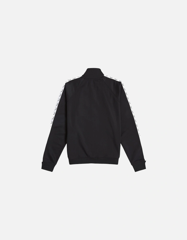 Taped Track Top Jacket Black