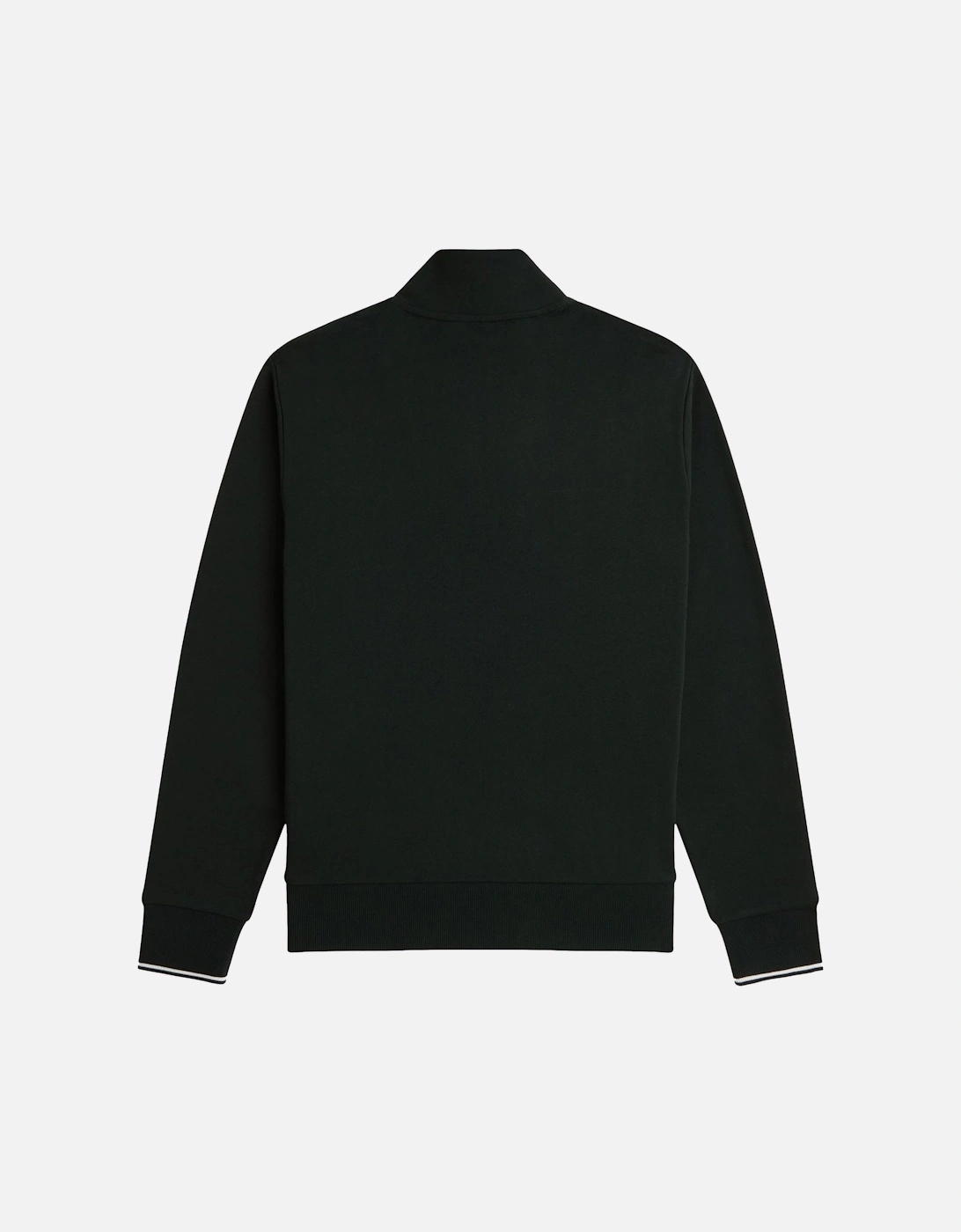 Half Zip Sweatshirt Night Green/Snow White