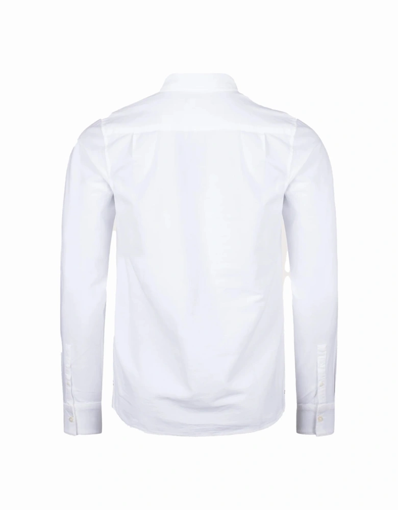 Long Sleeve Oxford Shirt White