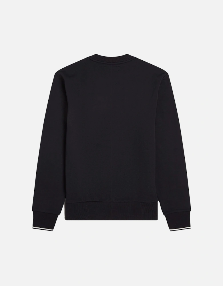 Crew Neck Sweatshirt Black