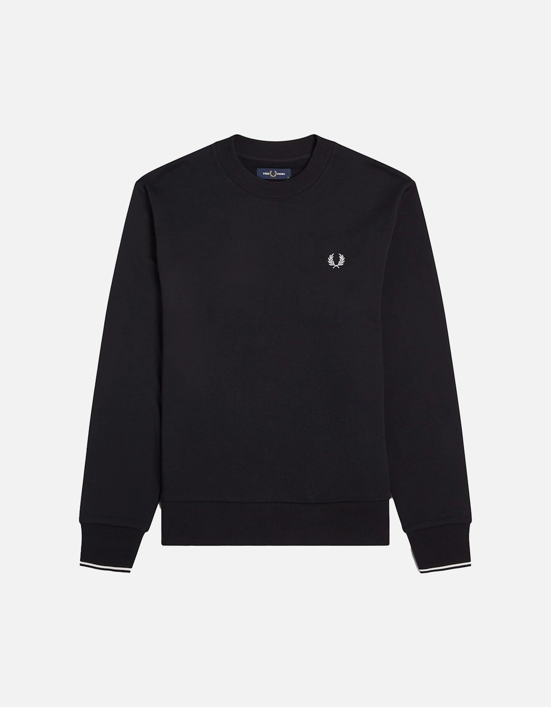 Crew Neck Sweatshirt Black, 5 of 4