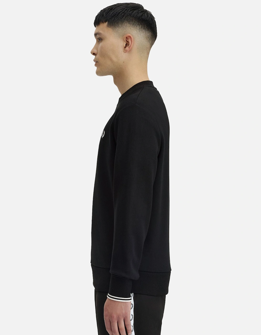 Crew Neck Sweatshirt Black