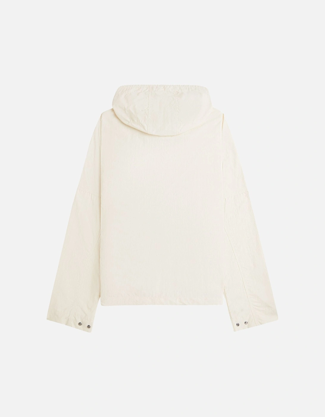 Cropped Ripstop Parka Ecru