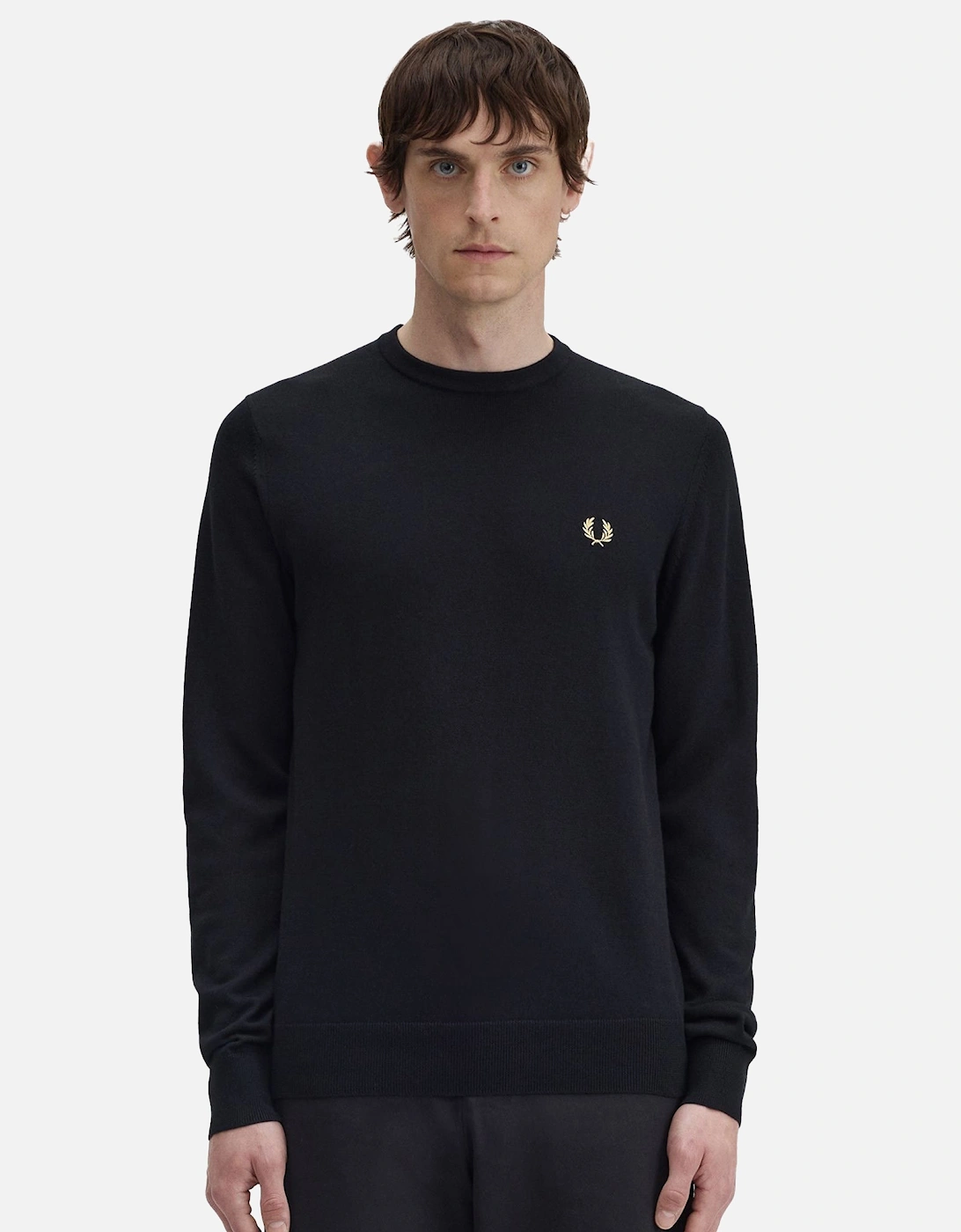 Classic Crew Neck Jumper Black