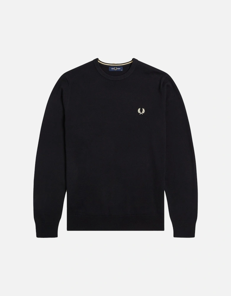 Classic Crew Neck Jumper Black