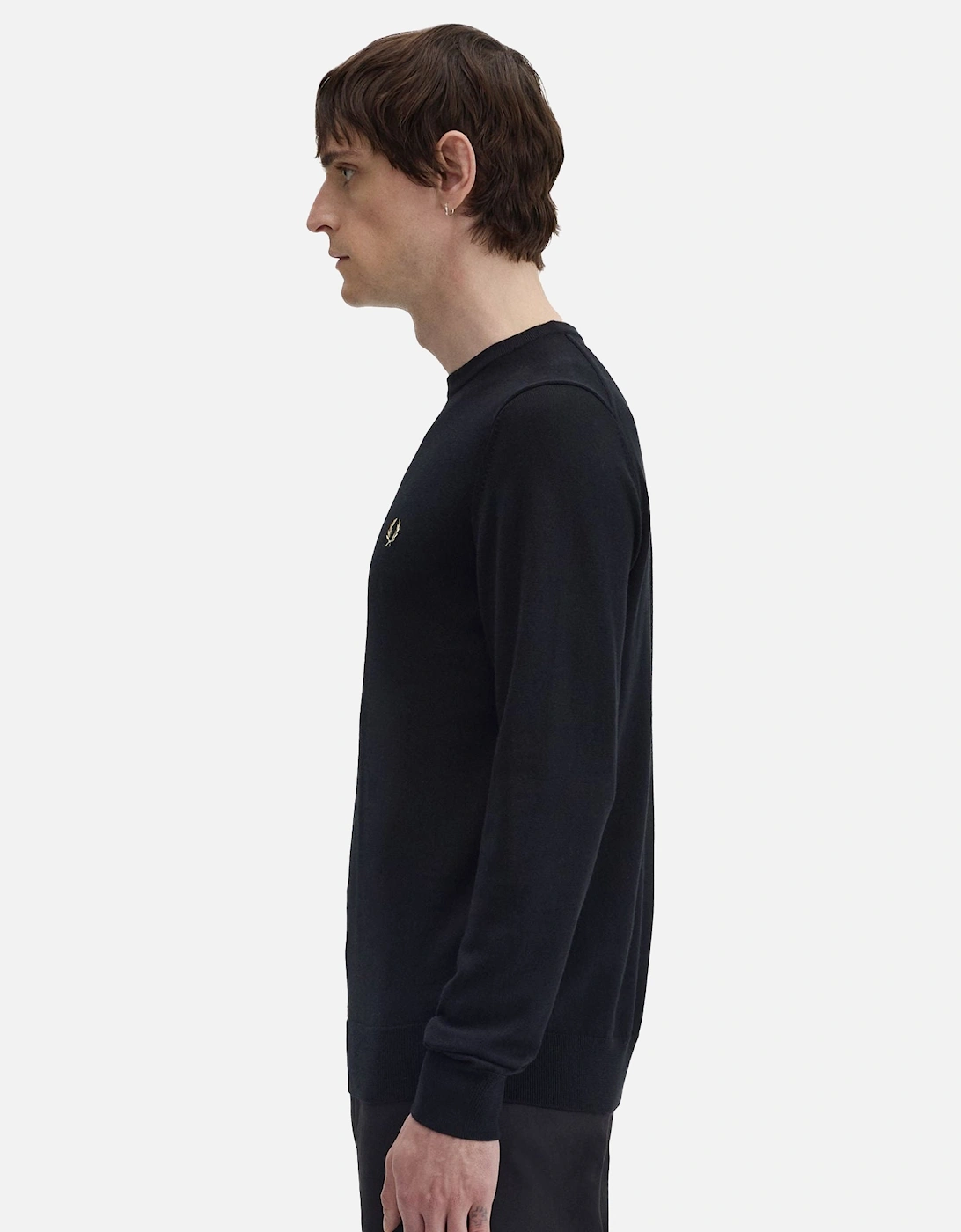 Classic Crew Neck Jumper Black