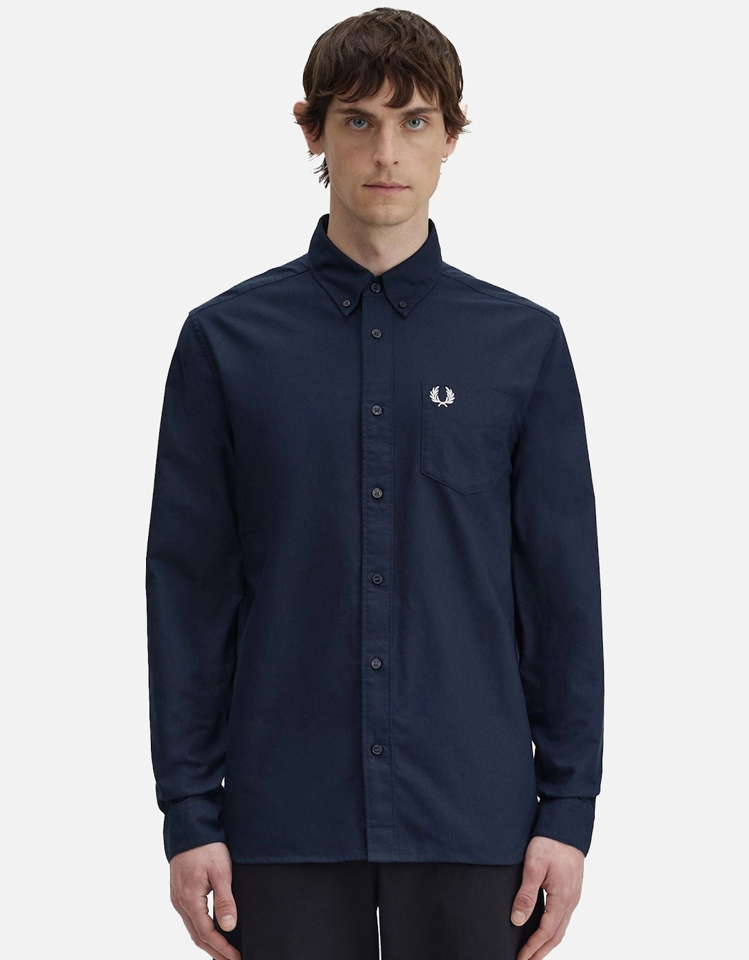 Long Sleeve Oxford Shirt Navy