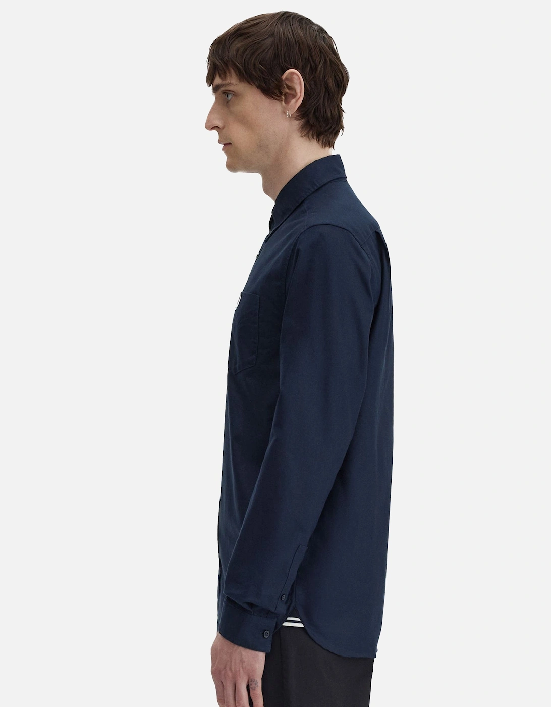 Long Sleeve Oxford Shirt Navy