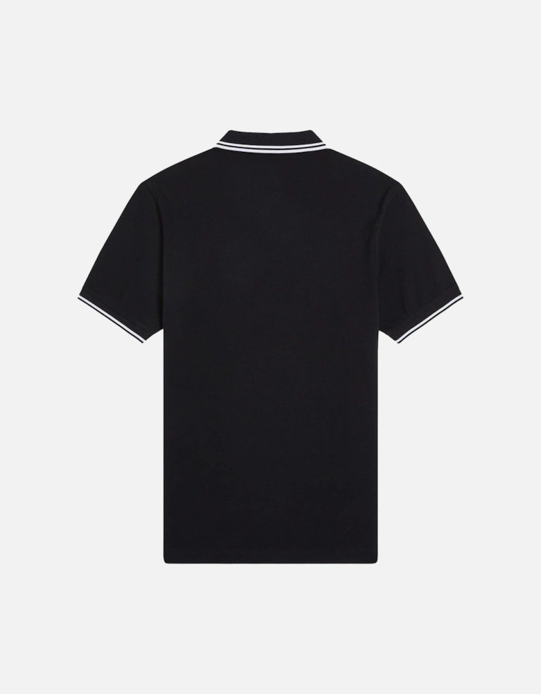 Twin Tipped Polo Shirt Black