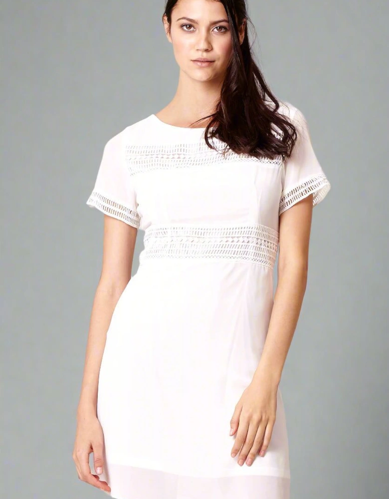 Lace Detail Mini Dress